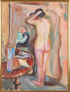 Nude in Front of the Mirror by Edvard Munch