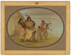 Ojibbeway Indians by George Catlin
