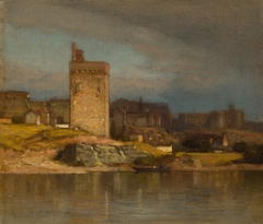 Old Tower at Avignon by Samuel Colman