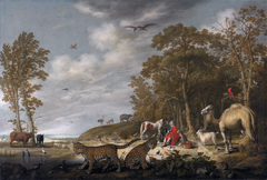 Orpheus with Animals in a Landscape