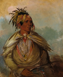 Pah-mee-ców-ee-tah, Man Who Tracks, a Chief by George Catlin
