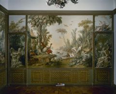 Paysage aux échassiers by Jean-Baptiste Huet
