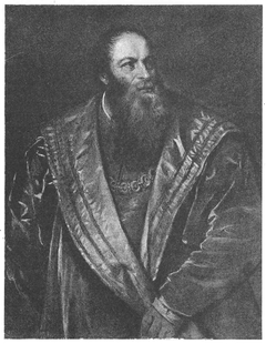 Pietro Aretino (nach Tizian) by Franz von Lenbach