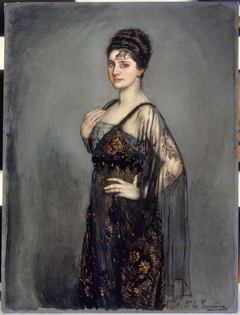 Portrait de Madame Louis Rosenau by Antonio de La Gandara