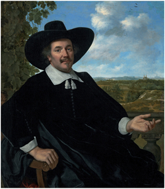 Portrait of a gentleman, three-quarter-length, seated, before a balustrade