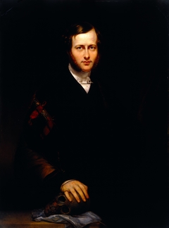 Portrait of a Man, Wearing Academic Robes and Holding a Skull