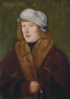 Portrait of a Young Man with a Rosary by Hans Baldung
