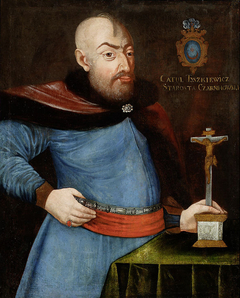 Portrait of Catul (Kalinik?) Tyszkiewicz, Leliwa coat of arms, starosta of Chernihiv by Anonymous