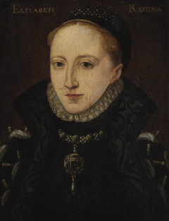 Portrait of Elizabeth I, Queen of England (1503-1603) by English c1560