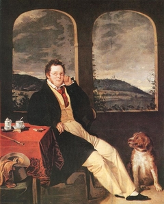 Portrait of Franz Schubert by Gábor Melegh