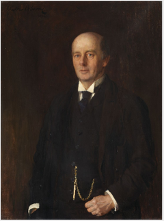 Portrait of Gerald Fitzgibbon, Lord Justice of Appeal (1837-1909) by Walter Osborne