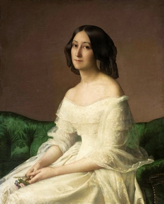 Portrait of Hortense Thayer née Bertrand.