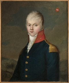 Portrait of Józef Załuski (1786–1866) as a young man by nieznany malarz polski