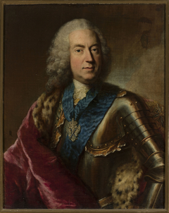 Portrait of Karl August Rex, Saxon minister by Georg Desmarées