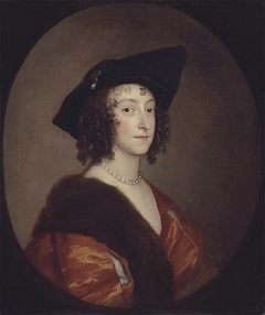 Portrait of Katherine Wotton, Lady Stanhope, Countess of Chesterfield (1609-1667) by Anthony van Dyck