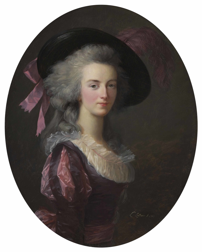 Portrait of La maréchale-comtesse de Mailly, née Blanche Charlotte Marie Félicité de Narbonne Pelet