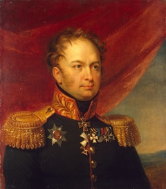 Portrait of Mikhail F. Vlodek (1780-1849) by Anonymous