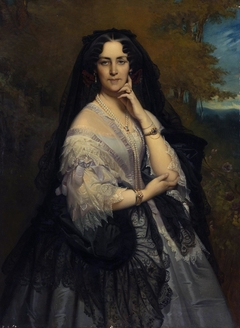 Portrait of Princess Zinaida I. Yusupova by Gerasim Kadunov