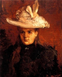 Portrait of Queen Wilhelmina (1880-1962) as a princes by Piet Mondrian