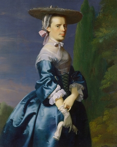 Portrait of Sarah Allen, ne Sargent (1729-1792) by John Singleton Copley