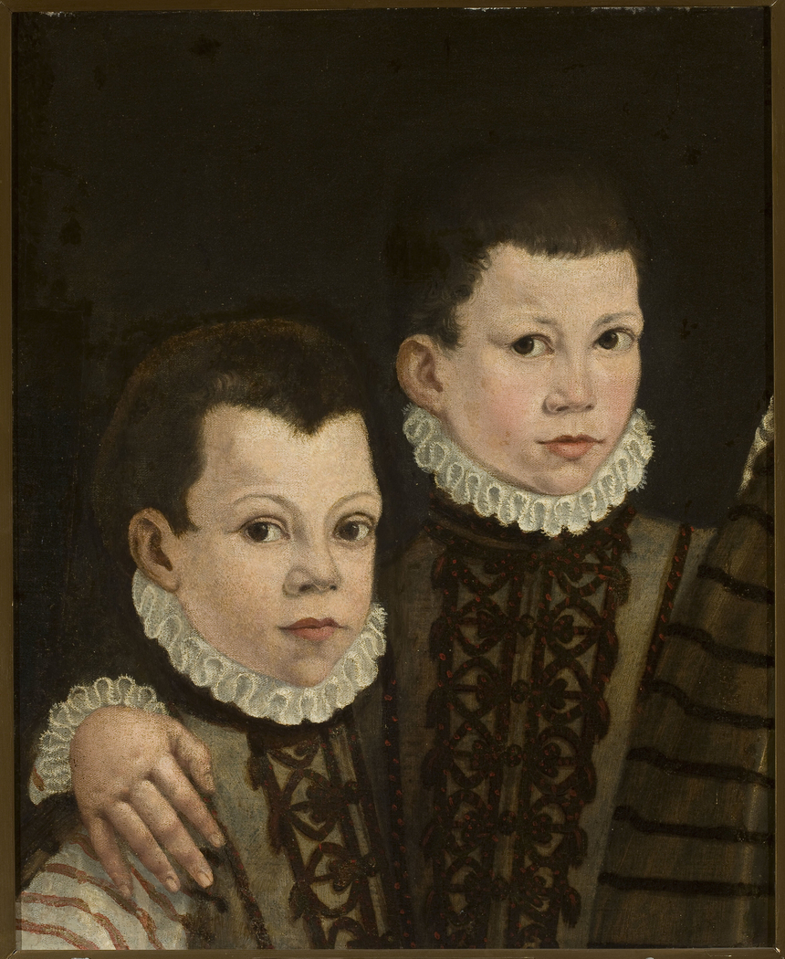 Portrait of two boys.