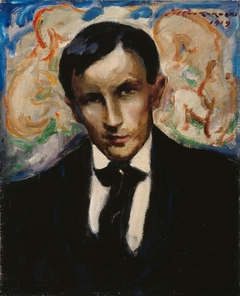 Portrait of Tyko Sallinen by Jalmari Ruokokoski