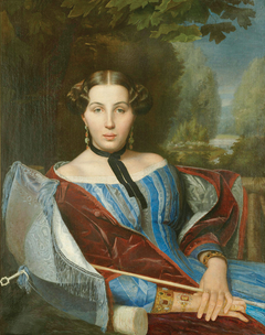 Portrait of Yulia Fedorovna Beckman by Fyodor Slavyansky