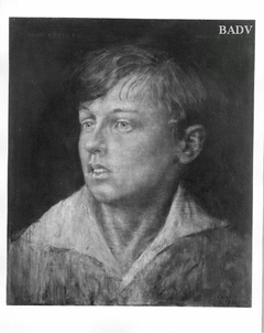 Porträt des Knaben Willi Edtbauer by Friedrich Stahl