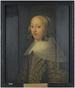 Portret van een onbekende dame by Wybrand de Geest