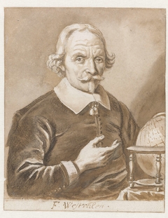 Portret van Frederik Adriaensz. Westphalen by Jan de Bisschop
