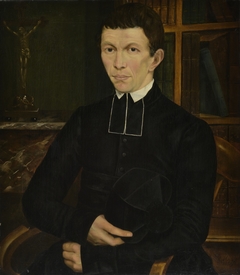 Portret van Petrus Joannes Holthuyzen (1805 Venray - St Truiden 1855) by A Aerts Pieterszoon