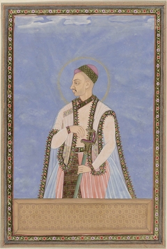 Portret van Sultan Muhammad-Quli, zoon van Muhammad-Quli Padsha; na zijn vader heeft hij over Golconda geregeerd by Unknown Artist
