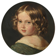 Princess Helena (1846-1923) later Princess Christian of Schleswig-Holstein when a child by Anonymous