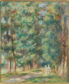 Promenade Undergrowth by Auguste Renoir