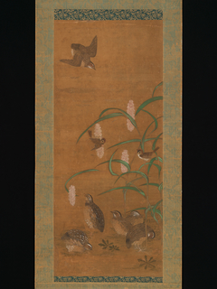 Quail, Sparrows, and Millet by Anonymous