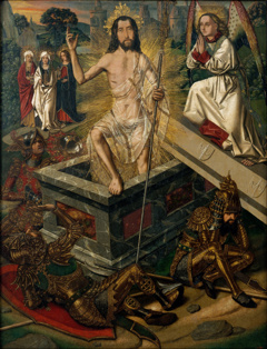 Resurrection of Christ by Bartolomé Bermejo