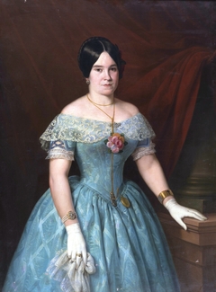 Retrato de señora by Antonio María Esquivel