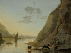 River Scene by Aelbert Cuyp