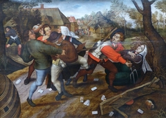 Rixe de paysans by Pieter Breughel the Younger