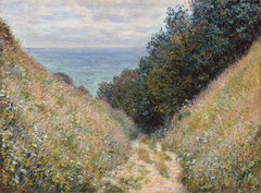 Road at La Cavée, Pourville by Claude Monet
