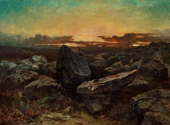 Rocks near 'Les Gorges d'Apremont' by Martinus Kuytenbrouwer