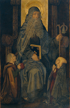 Saint Anthony the Abbot and Donors by Martín Bernat