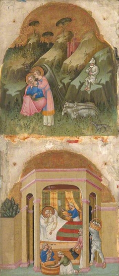 Saint Joachim and the Angel; The Birth of the Virgin by Dalmatian