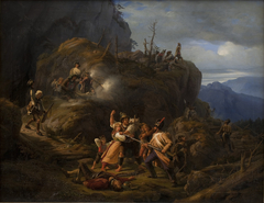 Scene af tyrolerkrigen i året 1809