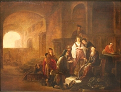 Scène de l'ancien testament. by Jacob Willemsz de Wet