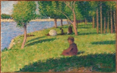 Seated Figures, Study for A Sunday Afternoon on the Island of La Grande Jatte by Georges Seurat