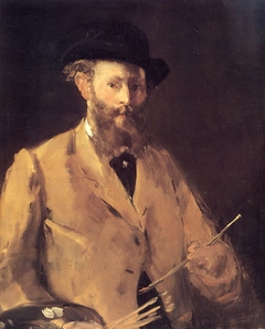 Self-Portrait with Palette by Edouard Manet