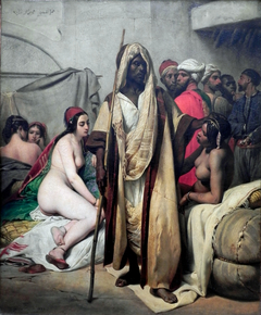 Slave market by Horace Vernet