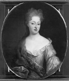 Sofia Charlotta Karolina, 1678-1749, prinsessa av Hessen-Kassel hertiginna av Meckle by Anonymous