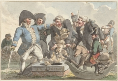 Spotprent op de Tiercering van 1810